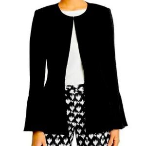Le Gali black bell sleeve blazer, size L